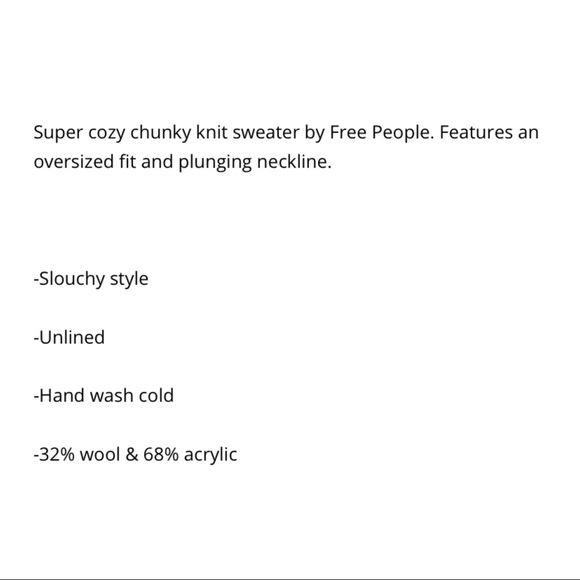 Free People Oversized Green Sweater - Picture 5 of 5